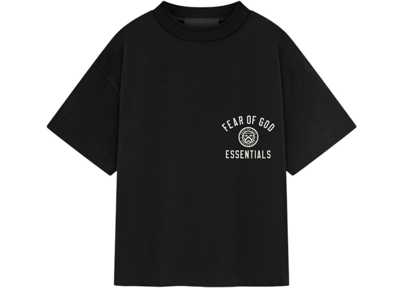 Fear of God Essentials Women's Tri-Blend Crewneck Tee (FW24) Black