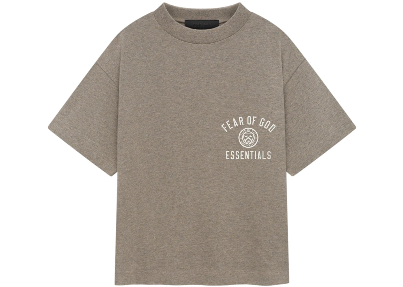 Fear of God Essentials Women's Tri-Blend Crewneck Tee (FW24) Heather Gray
