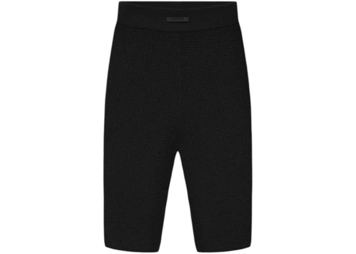 Fear of God Essentials Womens Waffle Biker Short Vintage Black