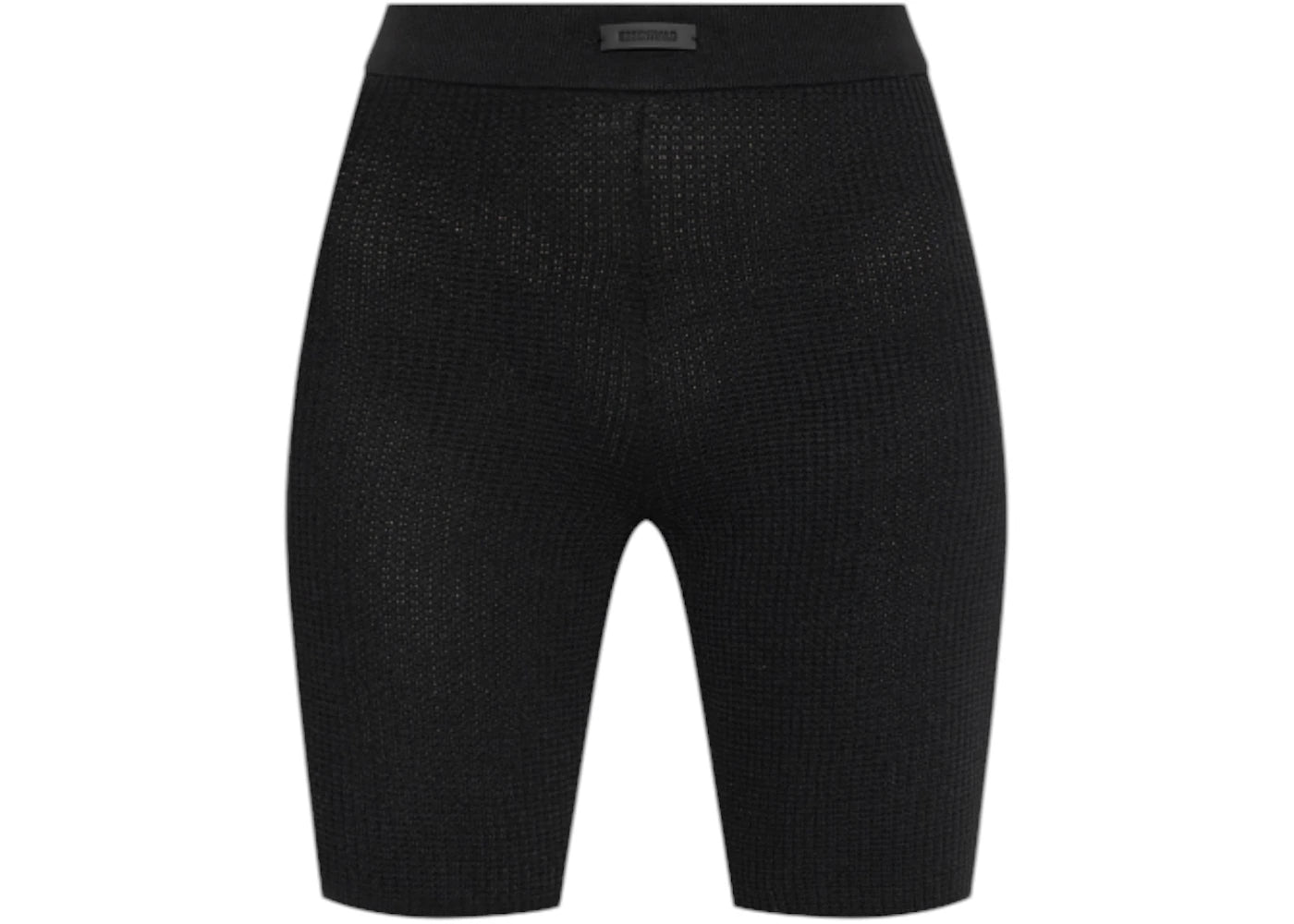 Fear of God Essentials Women's Waffle Biker Shorts Black