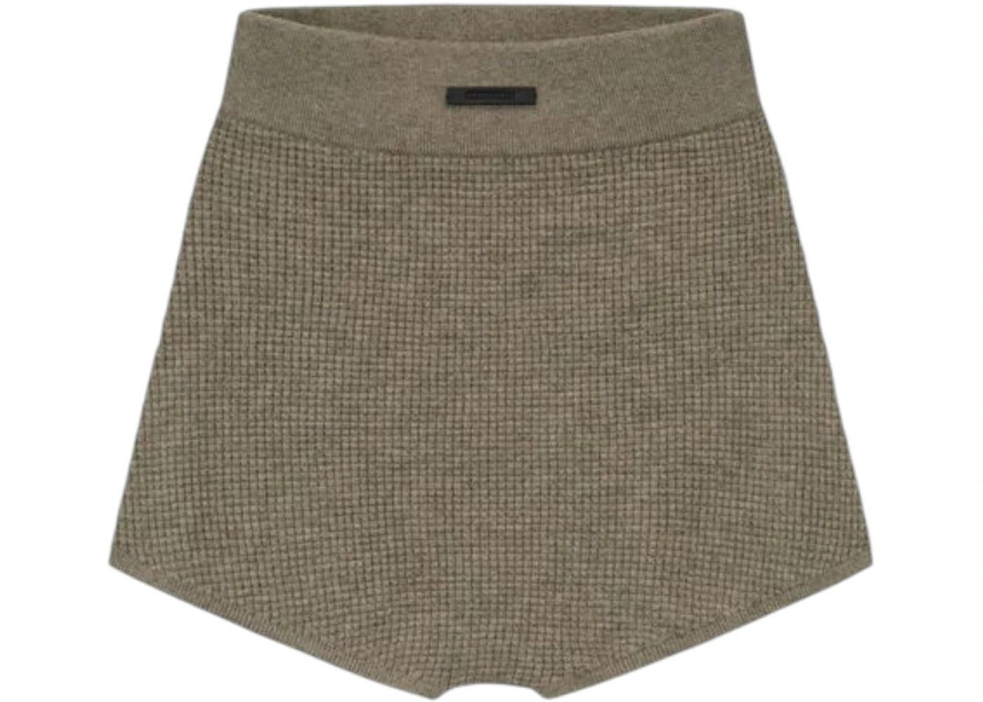 Fear of God Essentials Womens Waffle Boy Short Homestead Heather
