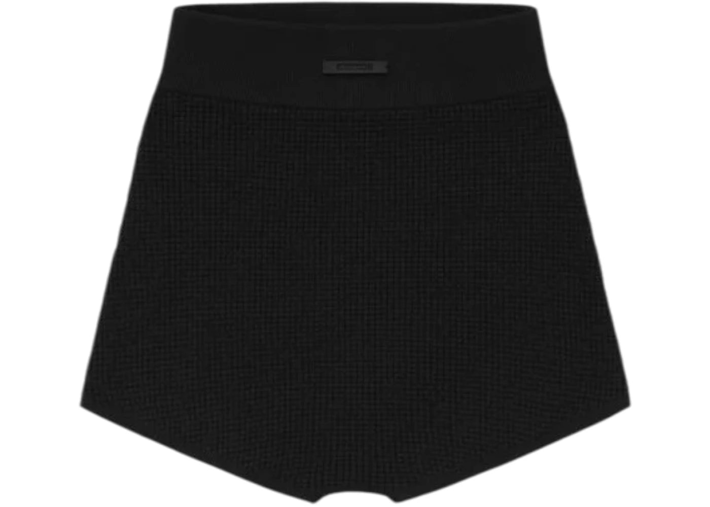 Fear of God Essentials Womens Waffle Boy Short Vintage Black