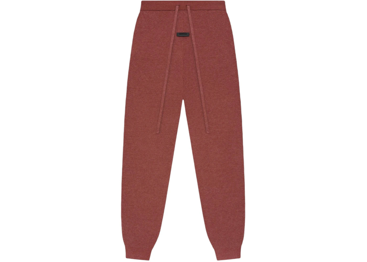 Fear of God Essentials Womens Waffle Fitted Sweatpant Crimson