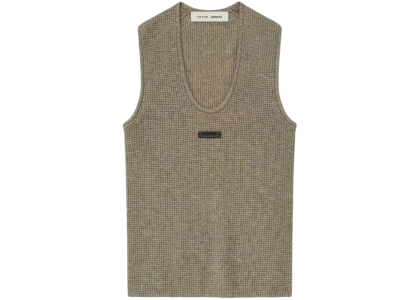 Fear of God Essentials Womens Waffle Tank Homestead Heather