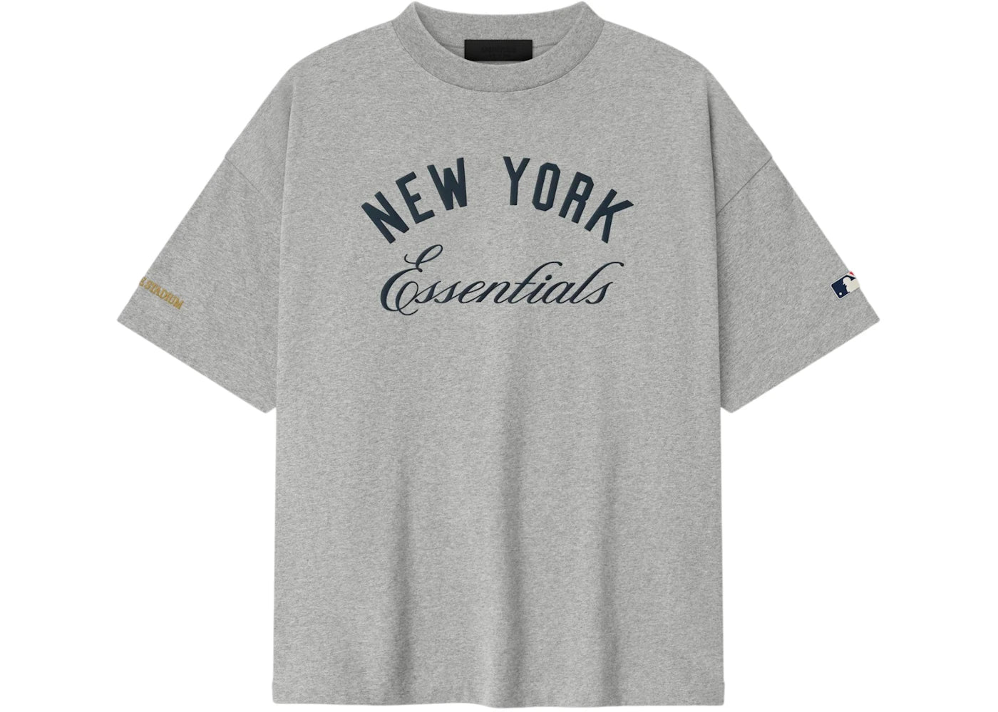 Fear of God Essentials Yankee Stadium 90's Tee Concrete Heather