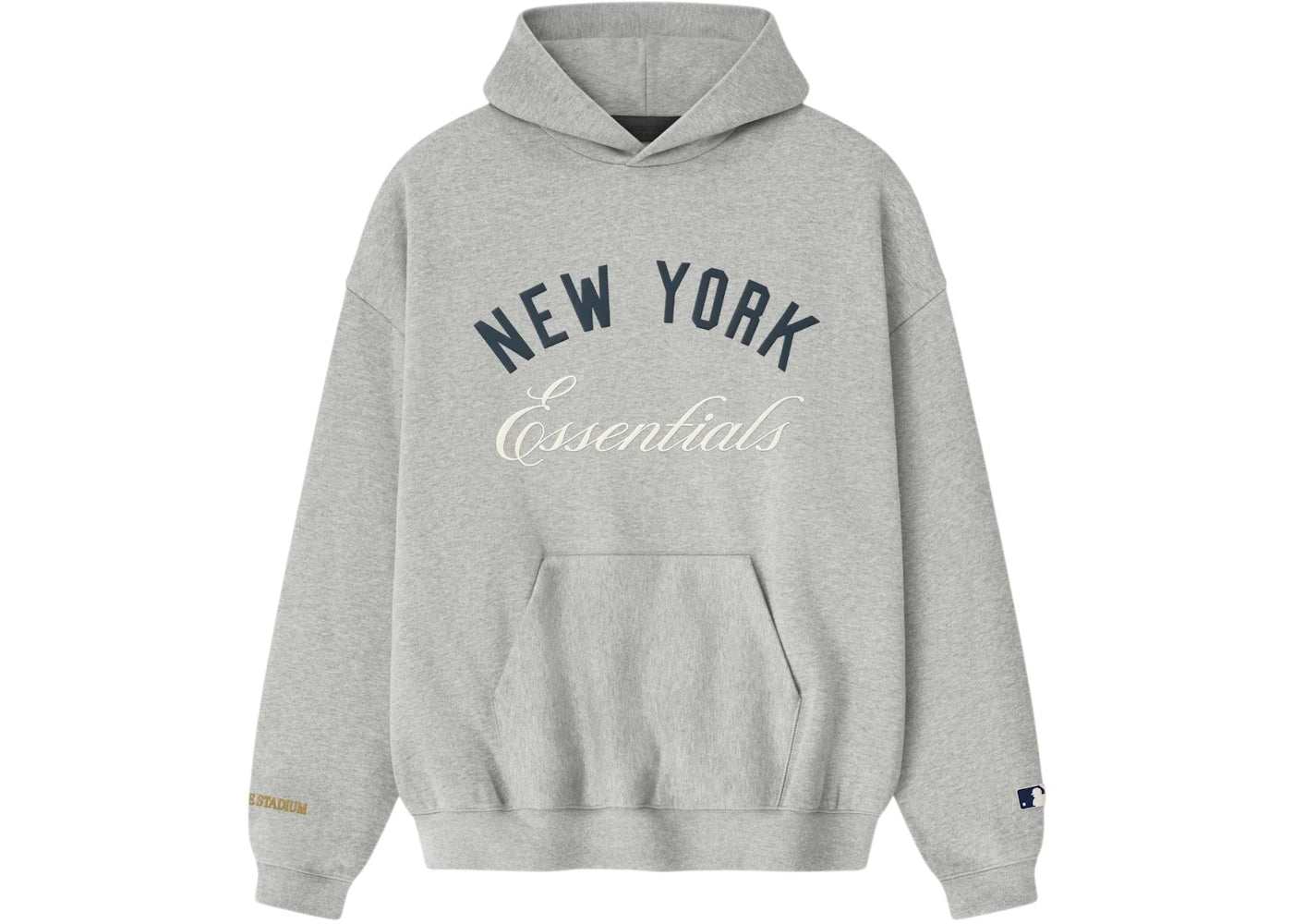 Fear of God Essentials Yankee Stadium Sport Hoodie Concrete Heather