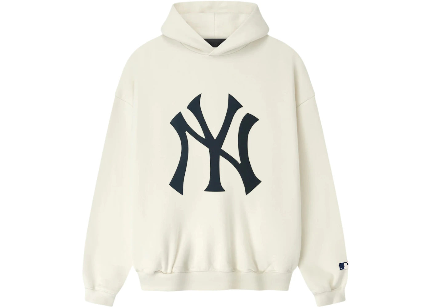 Fear of God Essentials Yankees Sport Hoodie Cream White