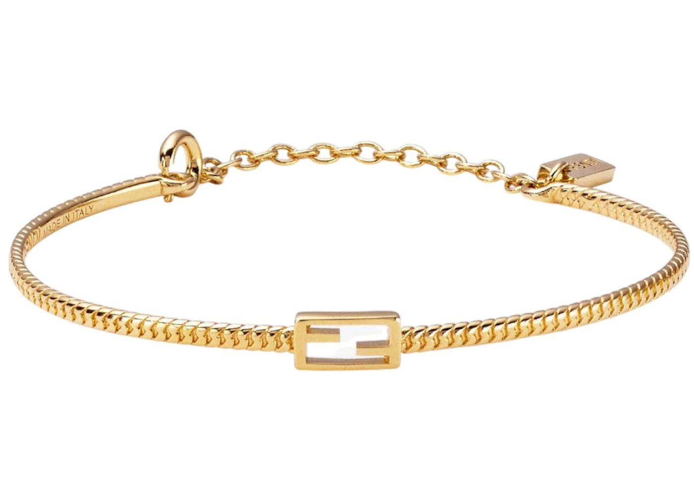 Fendi Baguette Bracelet Gold