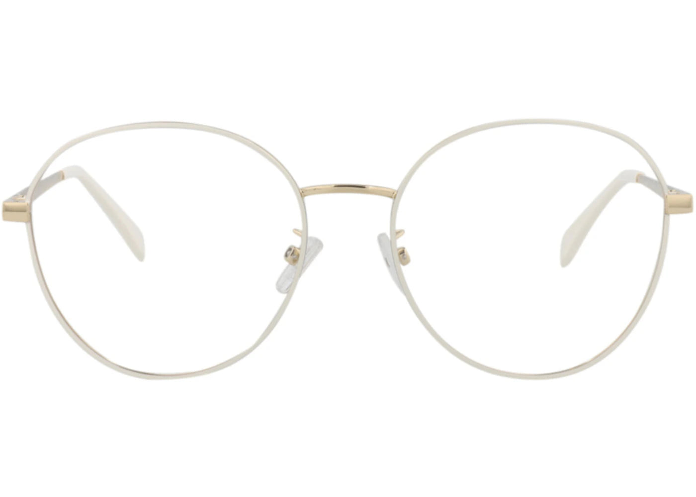 Fendi Round-Frame Acetate Optical Frames Gold Gold Transparent (FE50008U-54-033)
