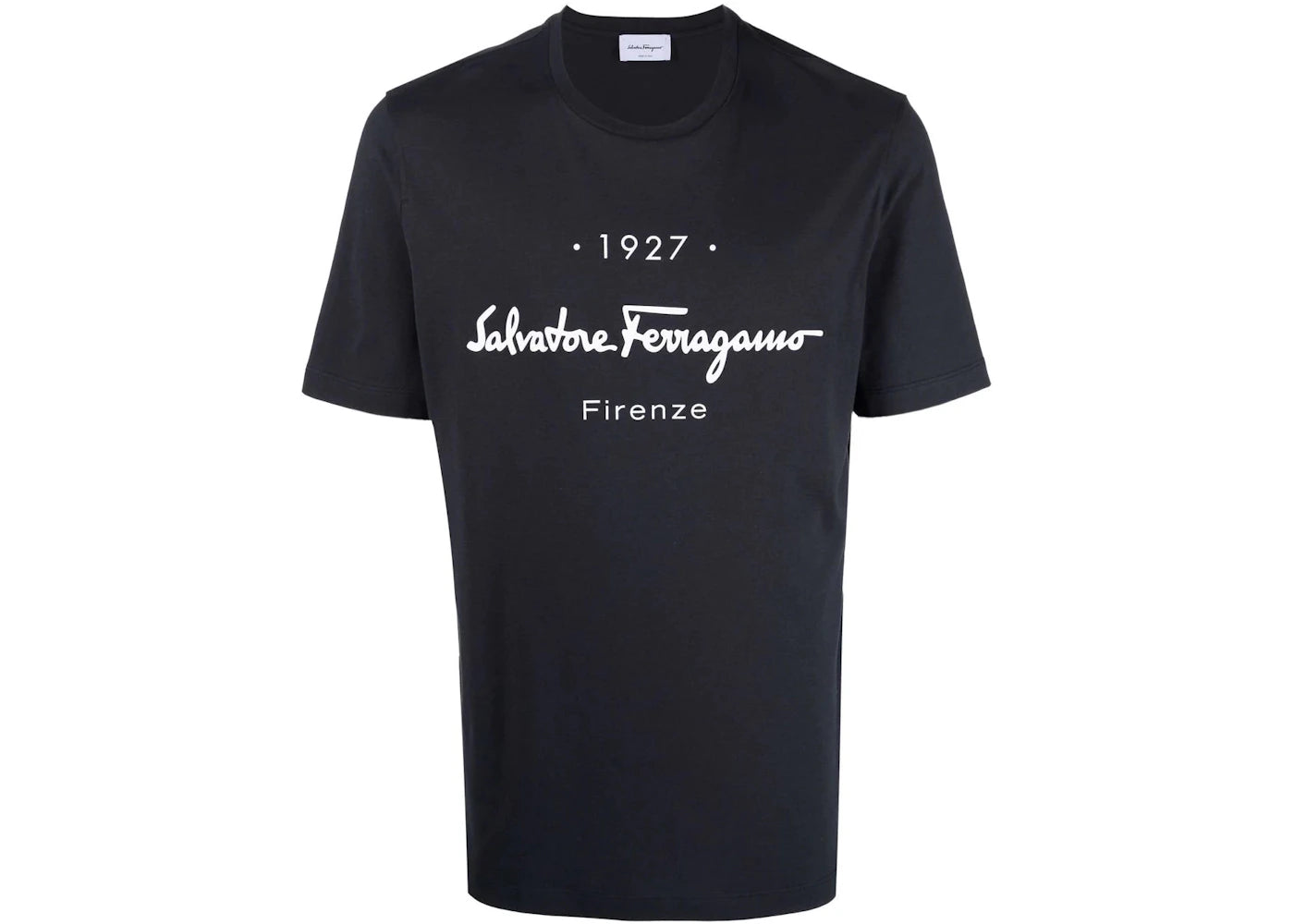 Ferragamo 1927 Signature T-shirt Navy Blue