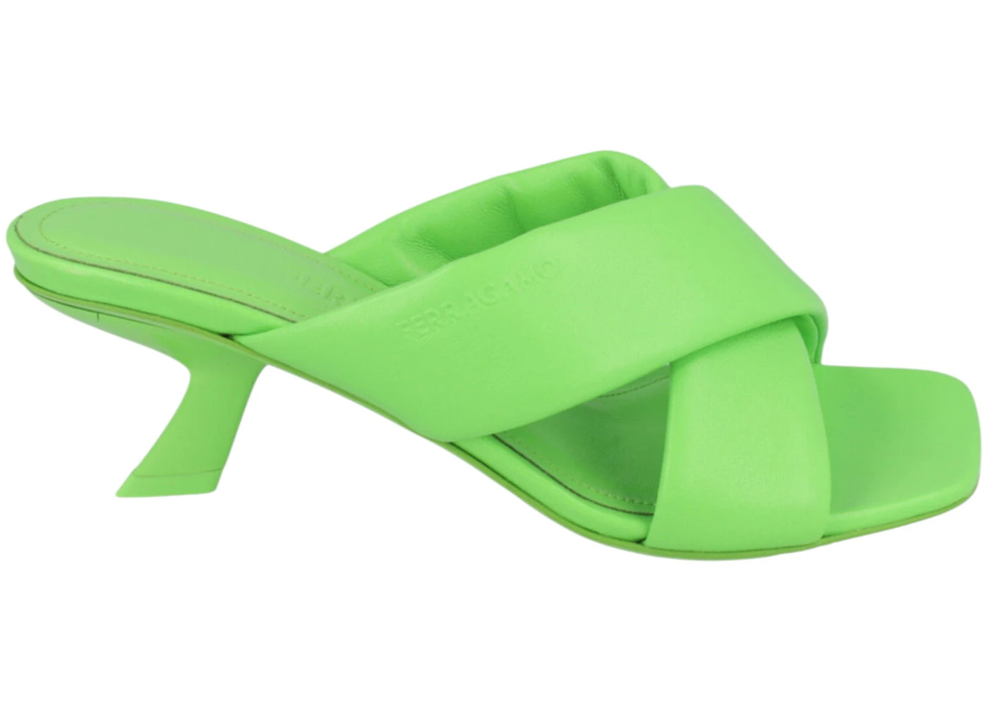 Ferragamo Aldura Heel Sandals Green (Women's)