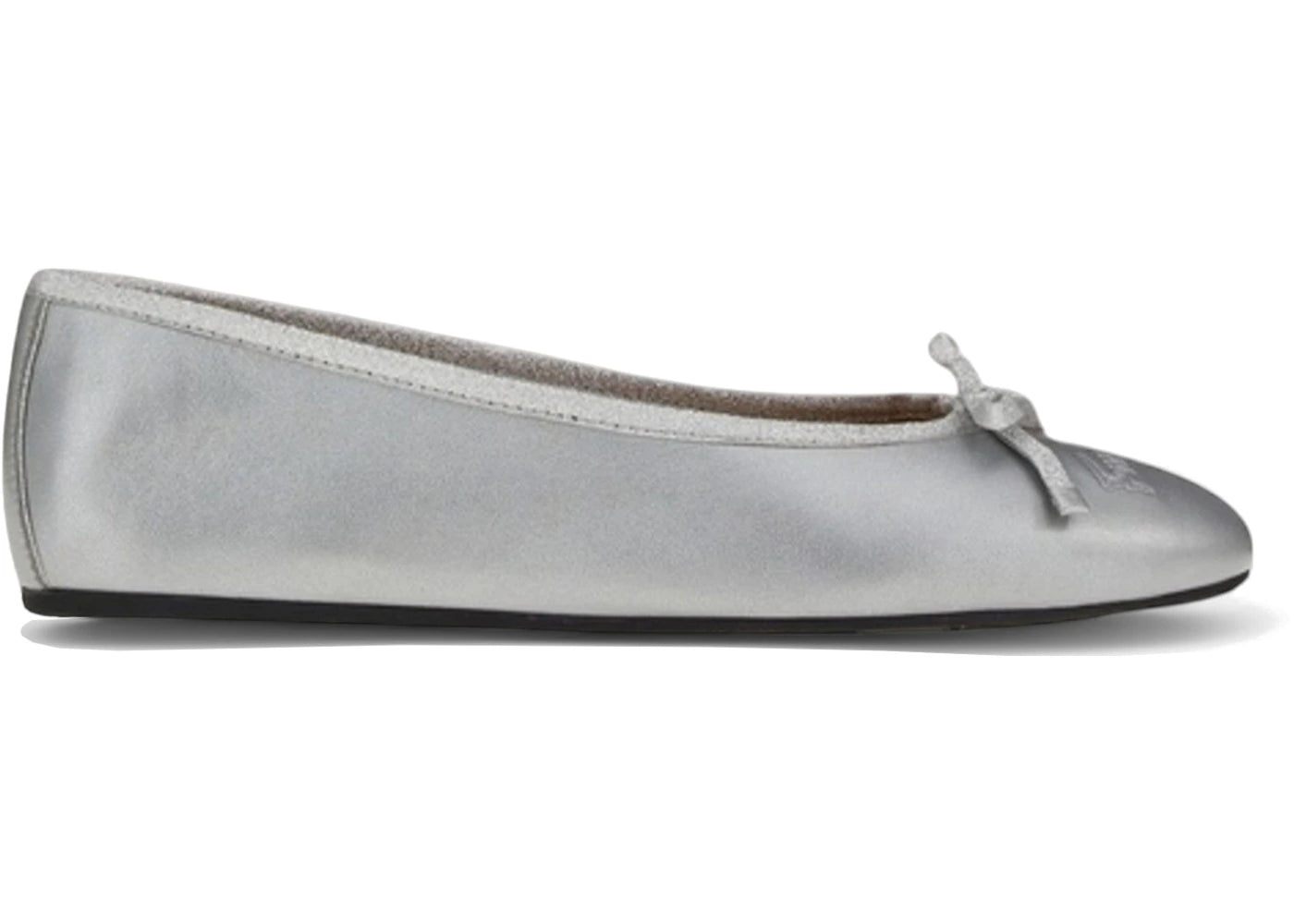 Ferragamo Ballerina Ballet Flats Silver (Women's)