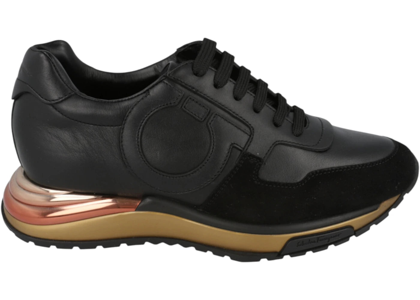 Ferragamo Brooklyn Low-Top Sneakers Black (Women's)