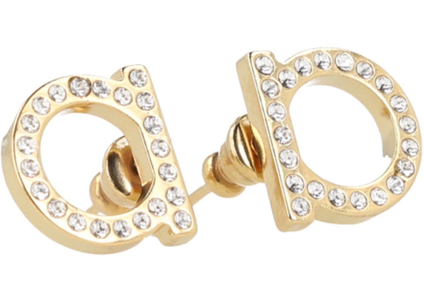 Ferragamo Crystal-Embellished Bijoux Earrings Yellow