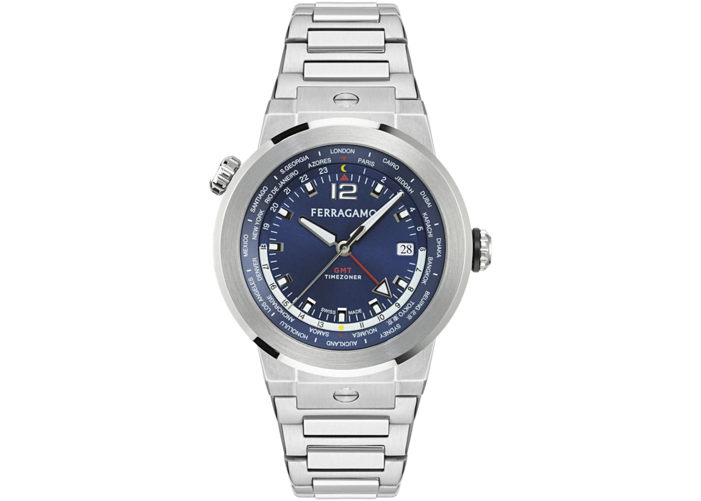 Ferragamo F-80 GMT Worldtime SFHA00424