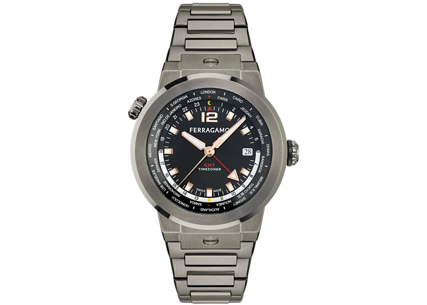 Ferragamo F-80 GMT Worldtime SFHA00624