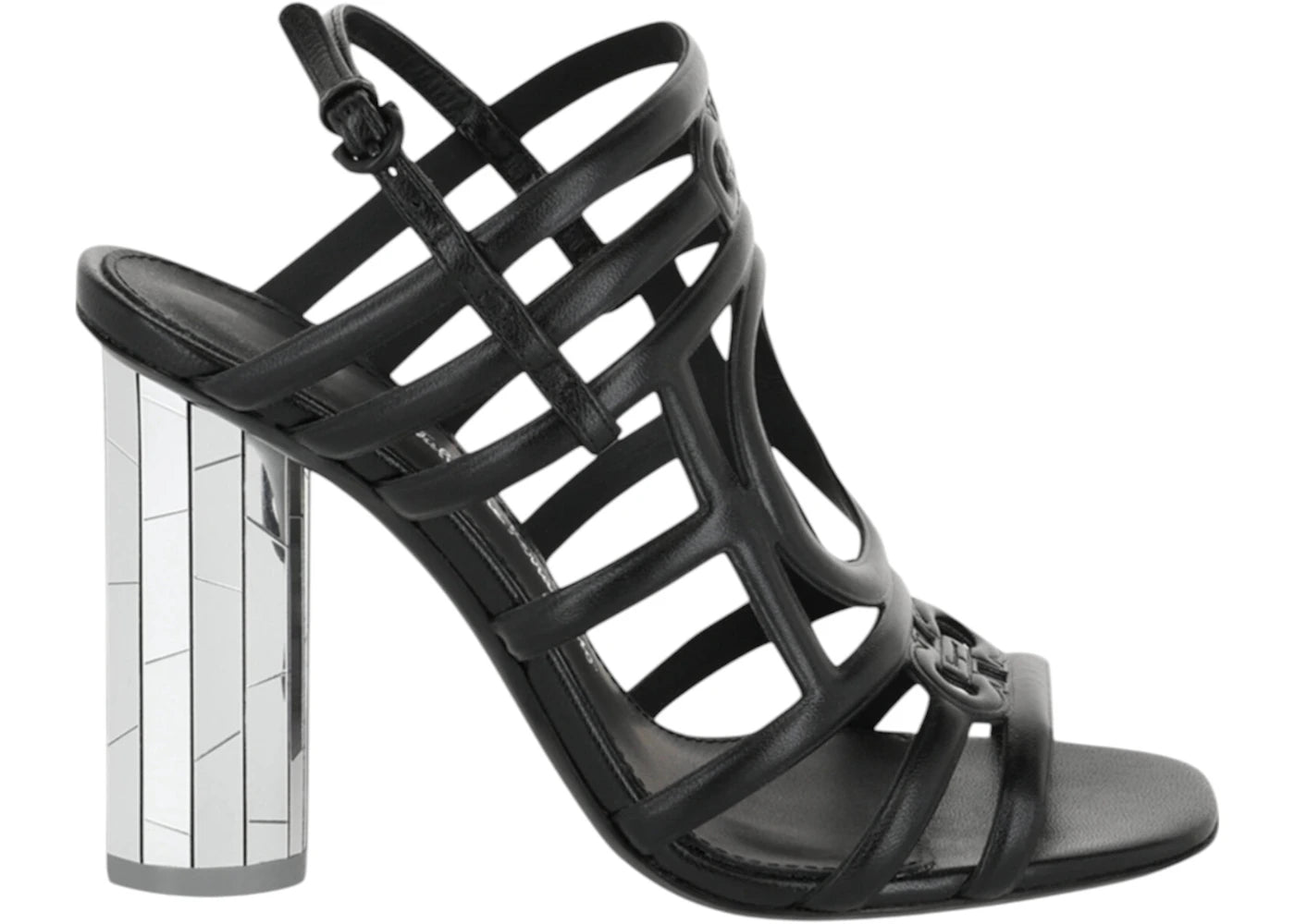 Ferragamo Florenza Slingback Heel Sandals Black (Women's)