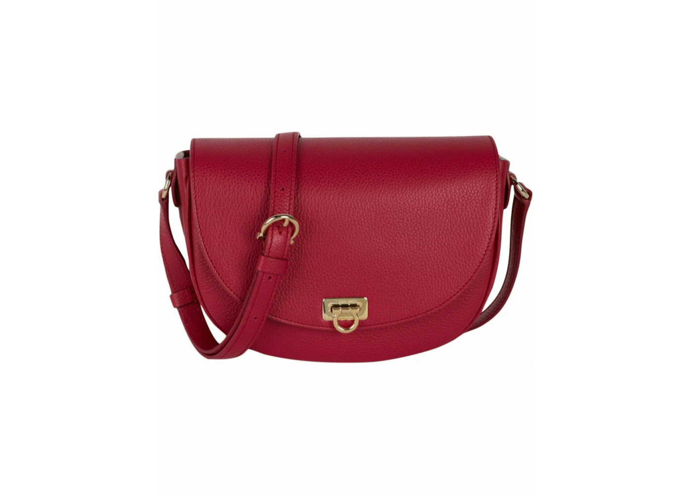 Ferragamo Gancini Buckle Crossbody Pink