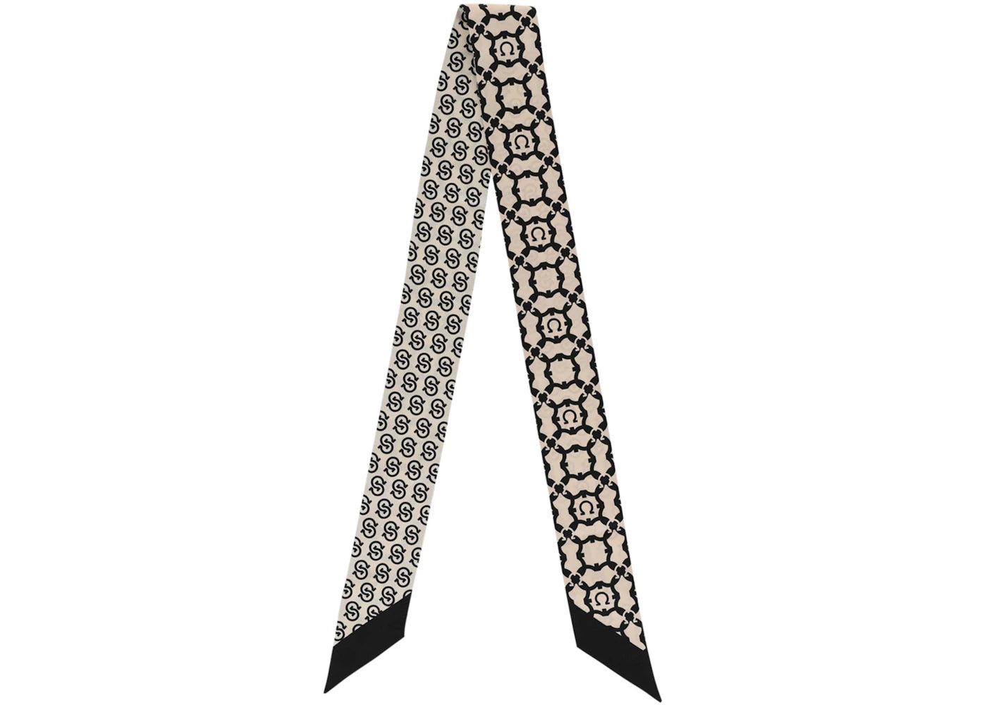 Ferragamo Gancini Galore Printed Scarf Beige/Khaki