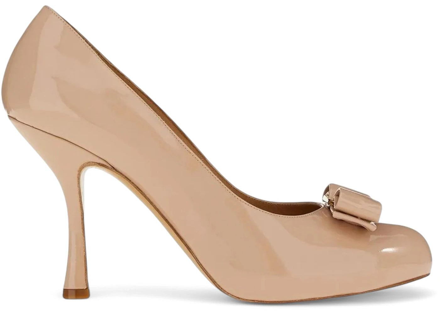 Ferragamo Kali Bow Pumps Beige (Women's)