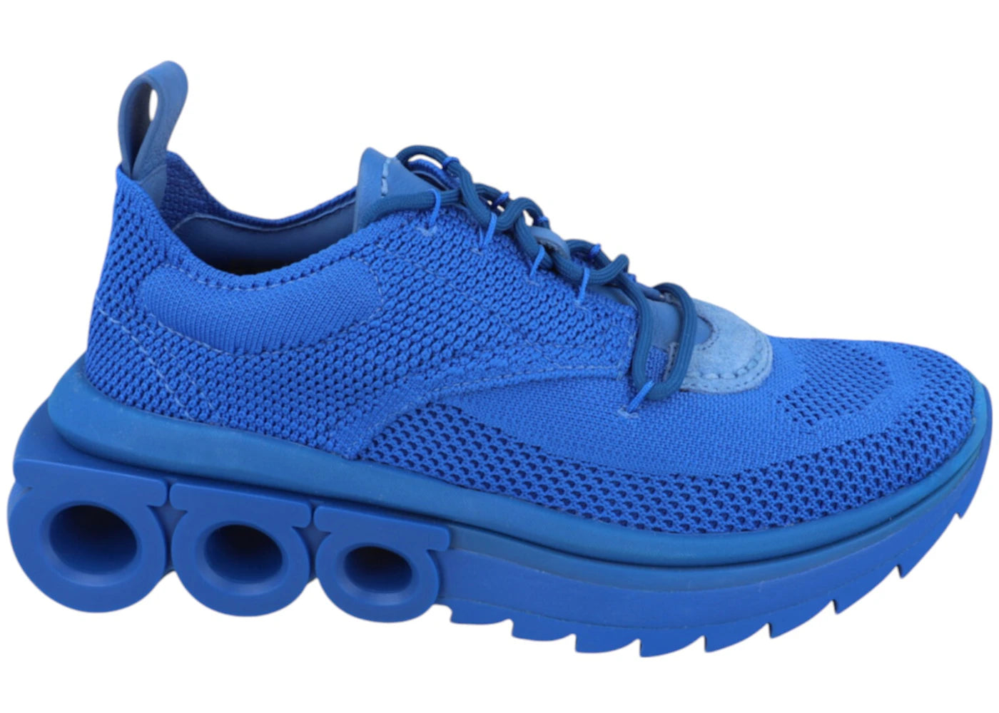 Ferragamo Nima Knit Sneakers Blue (Women's)