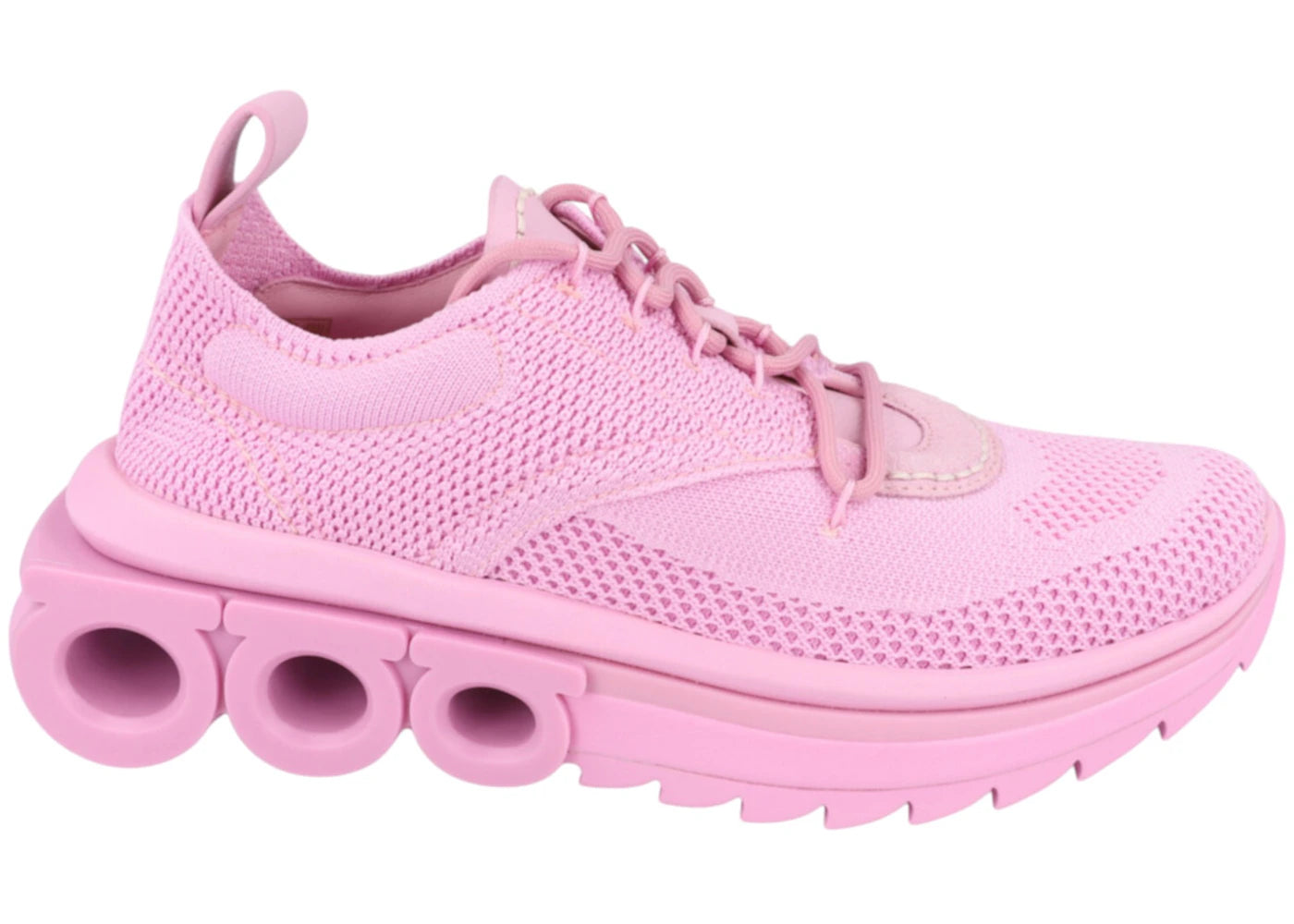 Ferragamo Nima Knit Sneakers Purple (Women's)