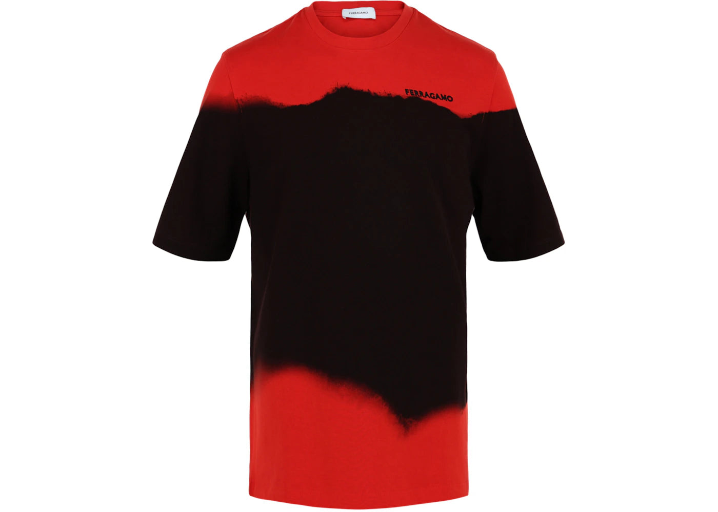 Ferragamo Printed Crewneck Short Sleeve T-shirt Multi