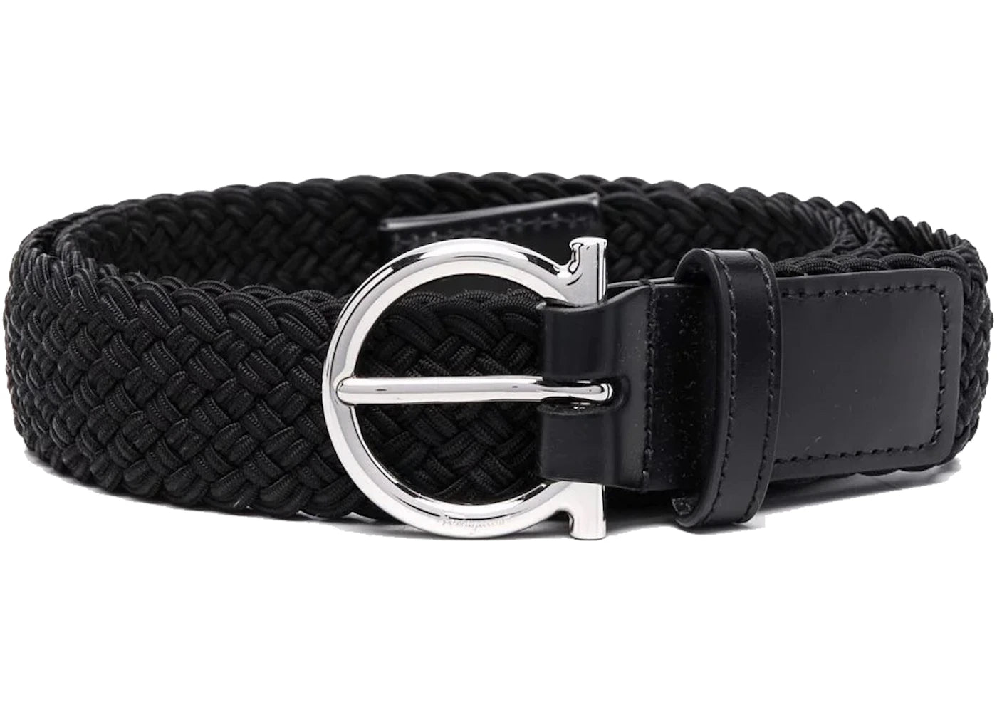 Ferragamo Reversible And Adjustable Gancini Belt 750214 Black