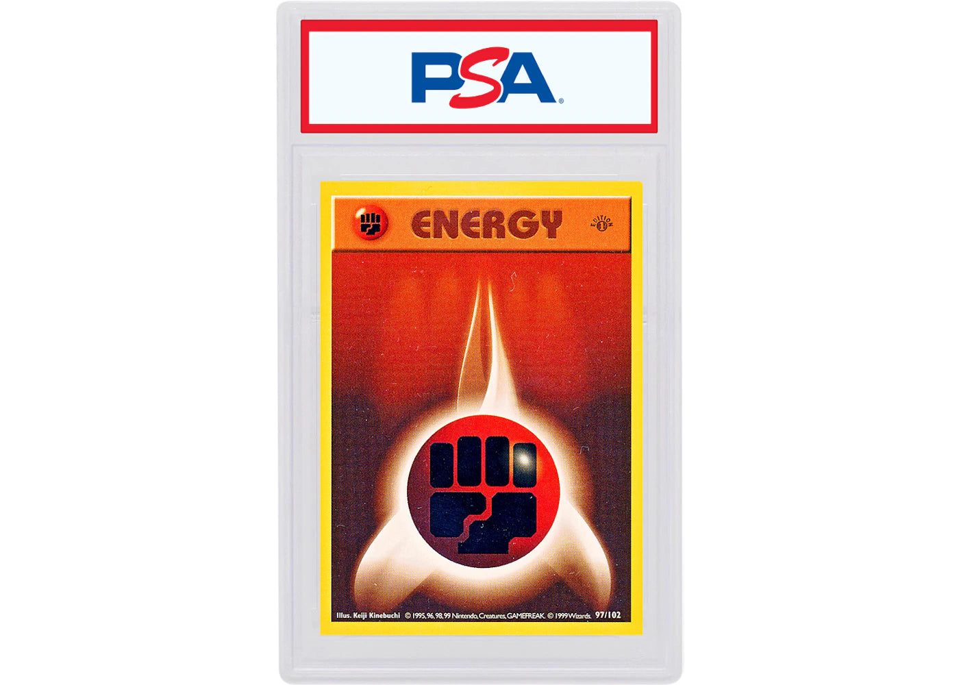 Fighting Energy 1999 Pokemon TCG Base Set 1st Edition #97/102 (PSA or BGS Graded)