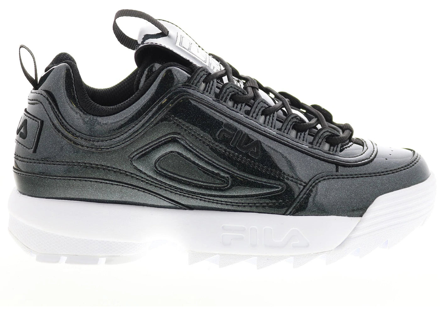 Fila Disruptor 2 Shine Metallic Black White (Women's)