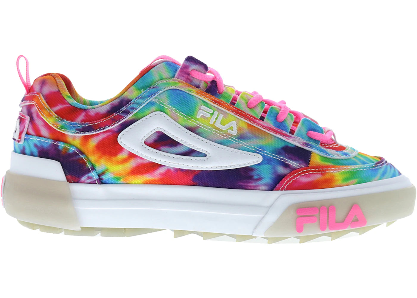 Fila Disruptor II Vulcanized Multi White Pink (Women's)