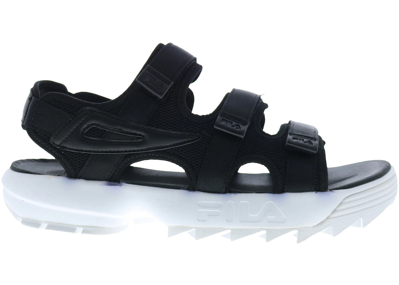 Fila Disruptor Sandal Black Black White