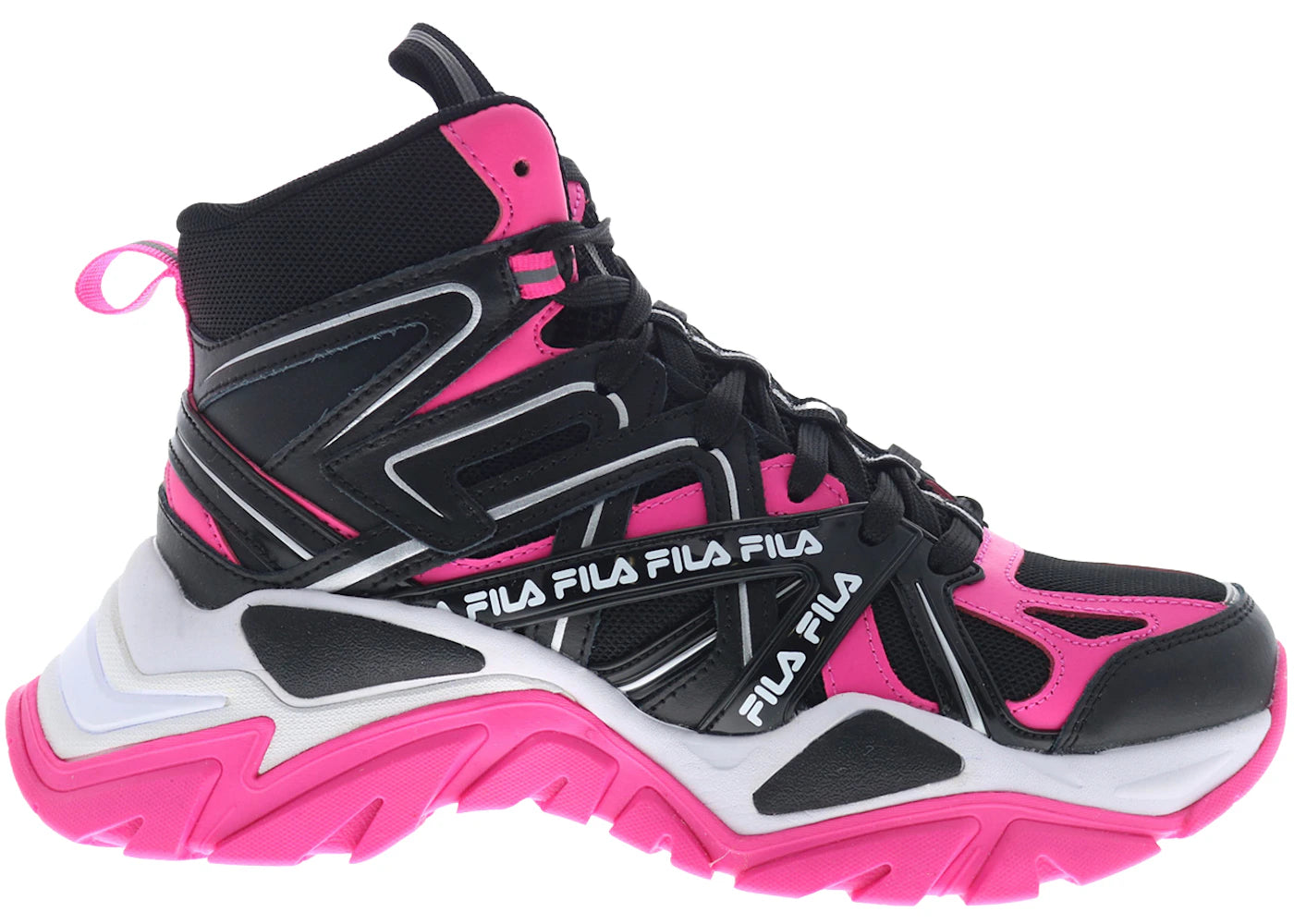 Fila Electrove 2 High Black Pink White (Women's)