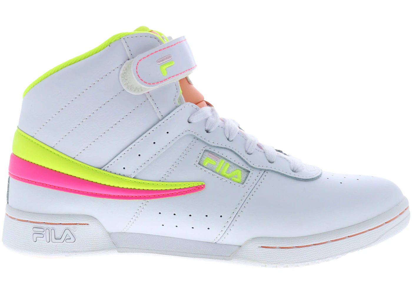 Fila F-13 White Yellow Pink (Women's)