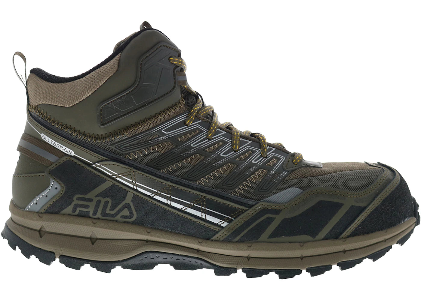 Fila Hail Storm 3 Mid Composite Toe Brown Yellow Yellow