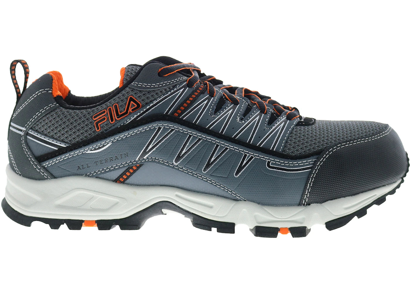 Fila Memory AT Peak Composite Toe Grey Black Orange