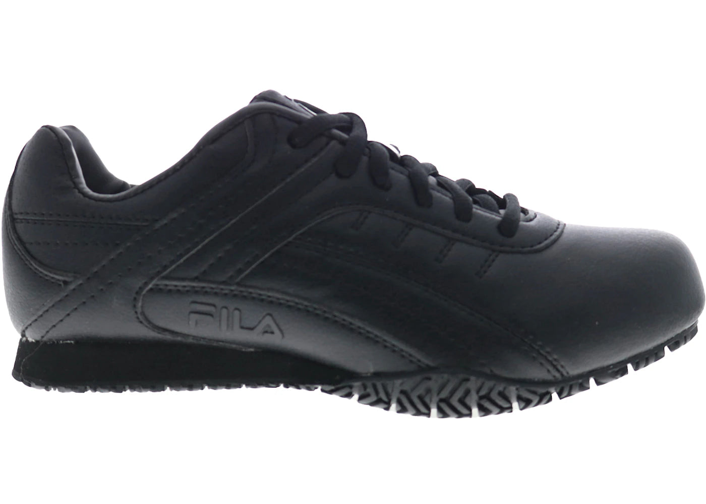 Fila Memory Elleray 5 Slip Resistant Wide Triple Black (Women's)