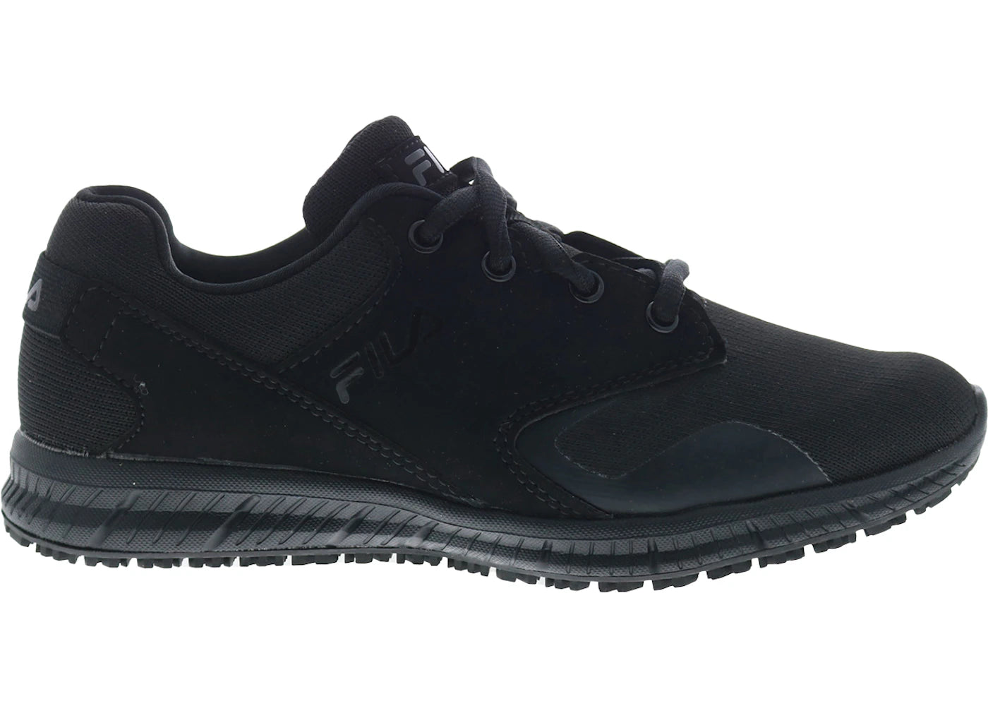 Fila Memory Layers Slip Resistant Water Resistant Triple Black (Women's)