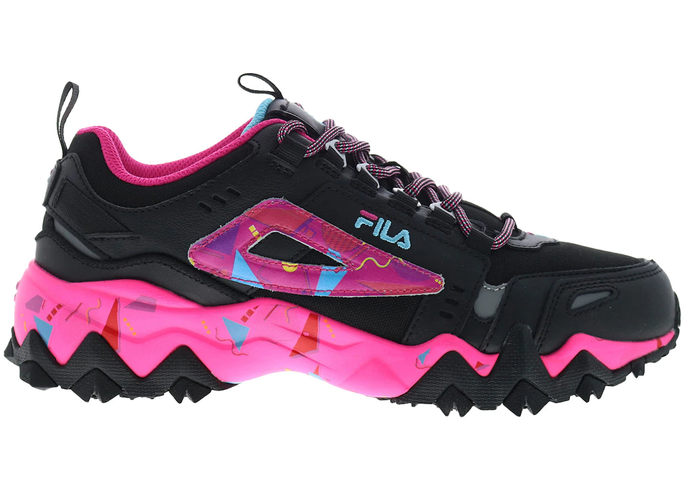 Fila Oakmont Trail Black Blue Pink (Women's)