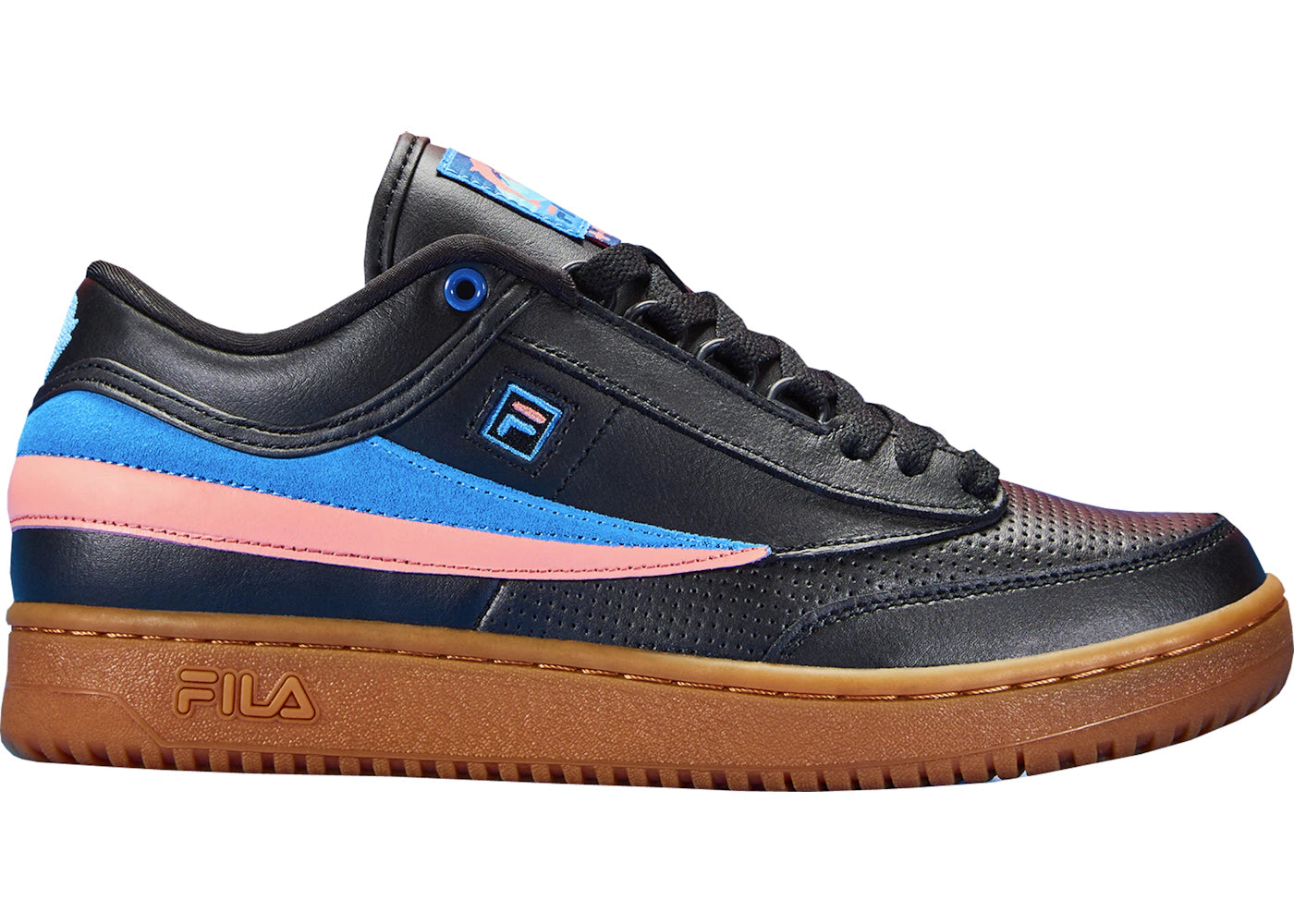 Fila T-1 Mid Pink Dolphin Ghost Black