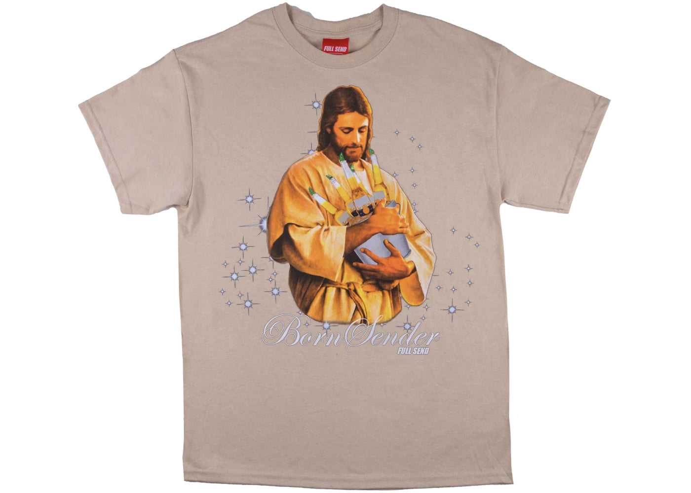 Full Send Born Senders Tee Sand
