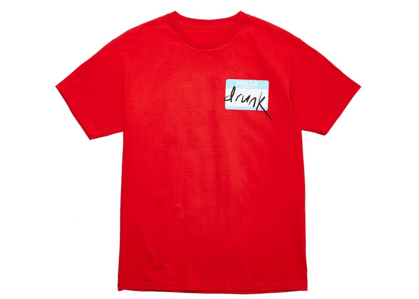 Full Send Hello I'm Drunk Tee Red