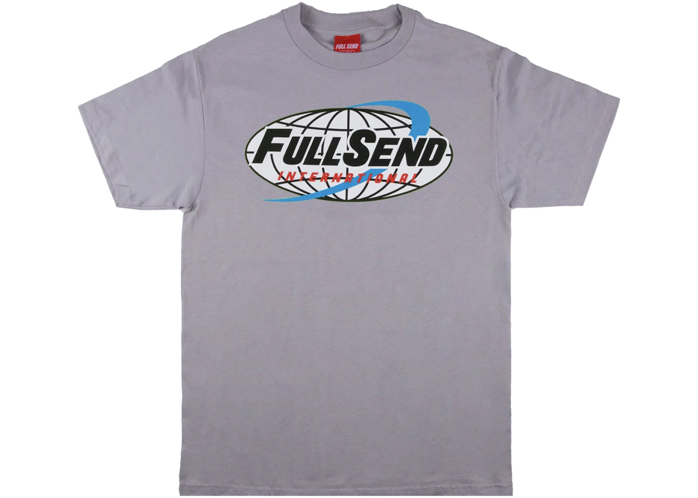 Full Send International Tee Silver