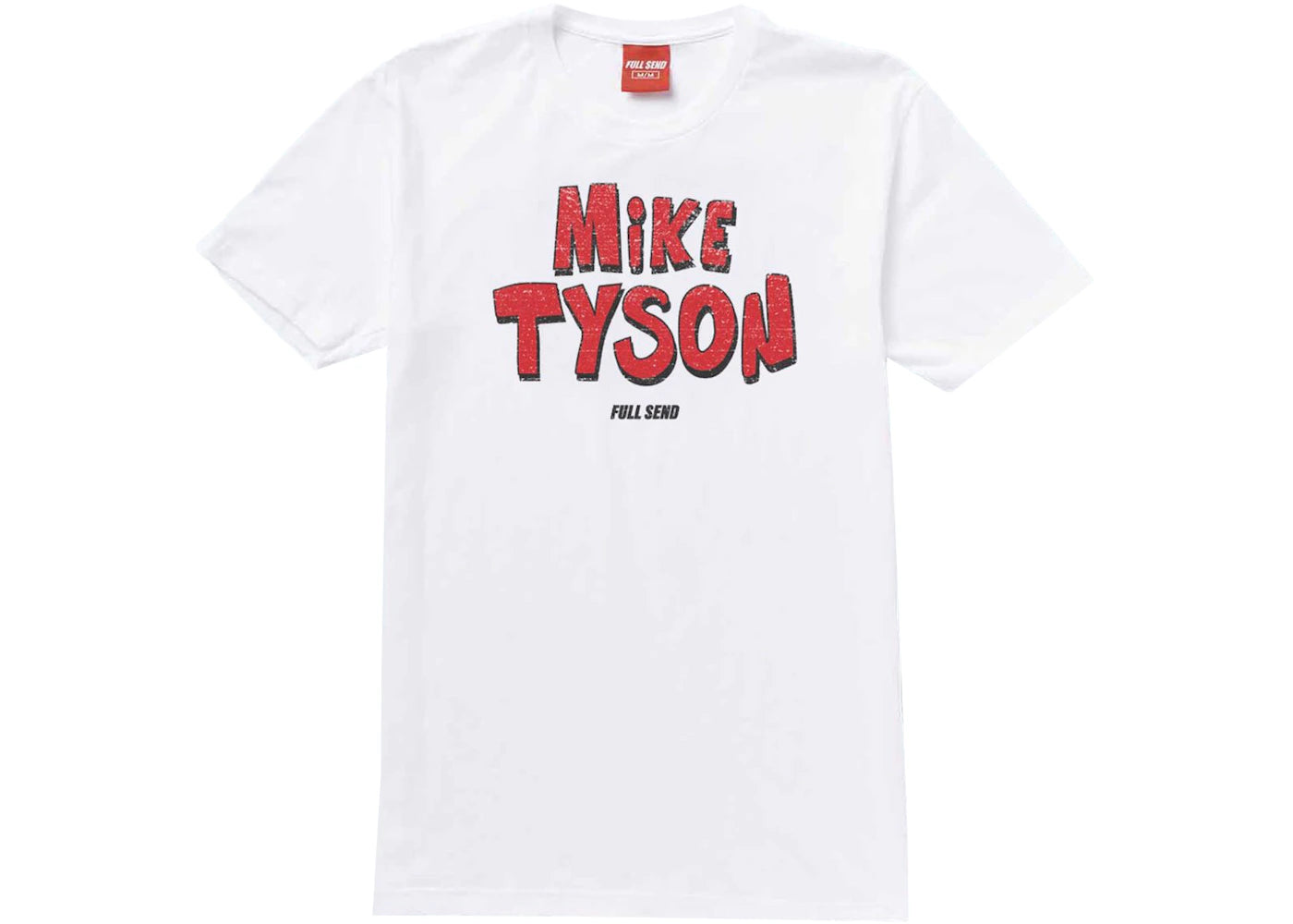 Full Send Mike Tyson Tee White