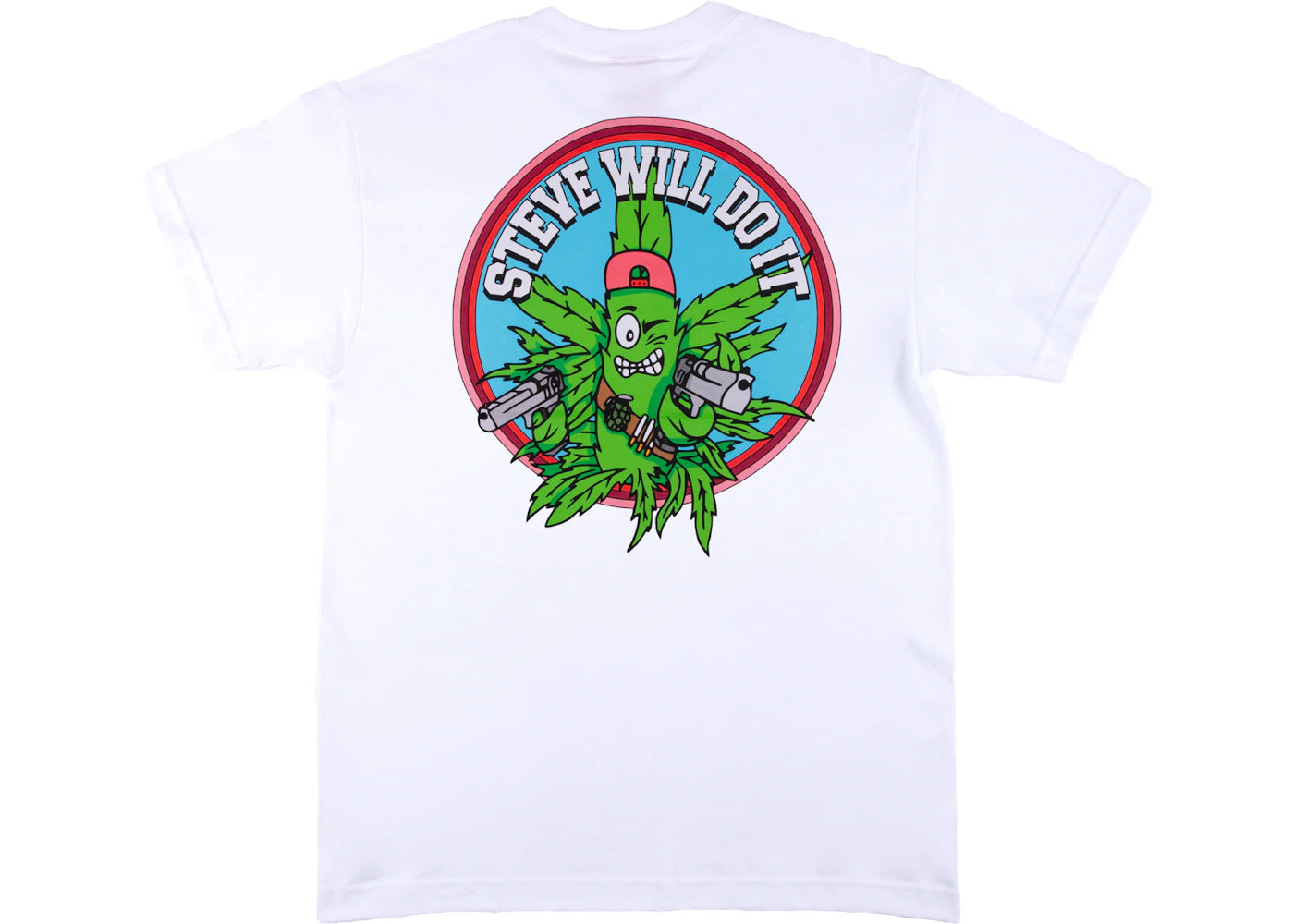 Full Send SteveWillDoIt Weed Shooter Tee White