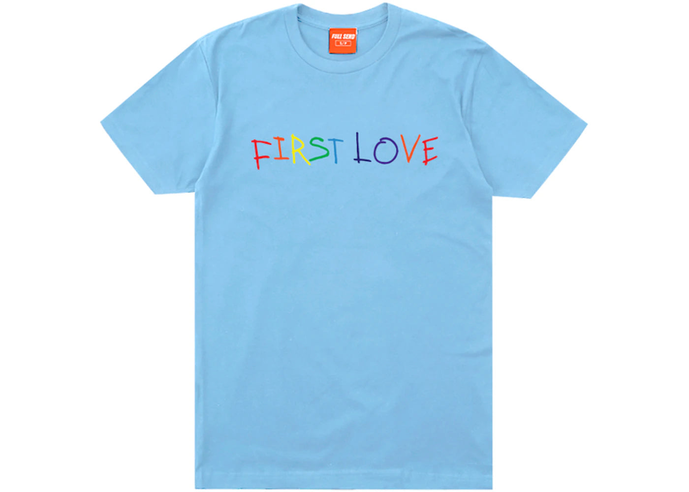 Full Send Stevewilldoit First Love Tee Light Blue