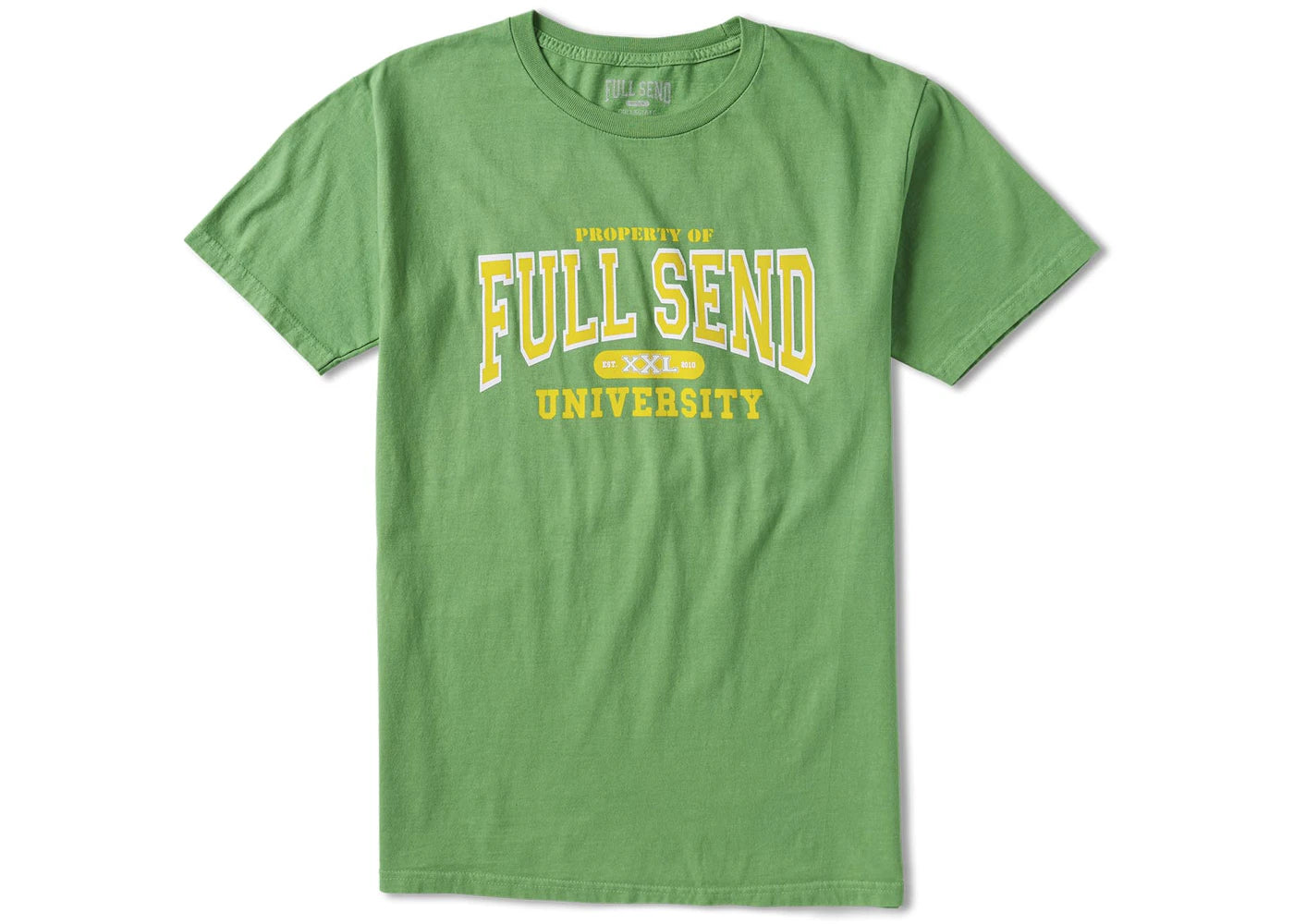 Full Send University Oregon Tee Green