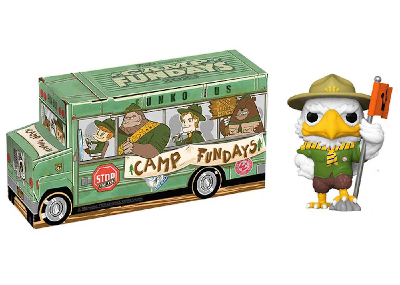 Funko Camp Fundays 2023 Chaseapeak Eagles Box of Fun