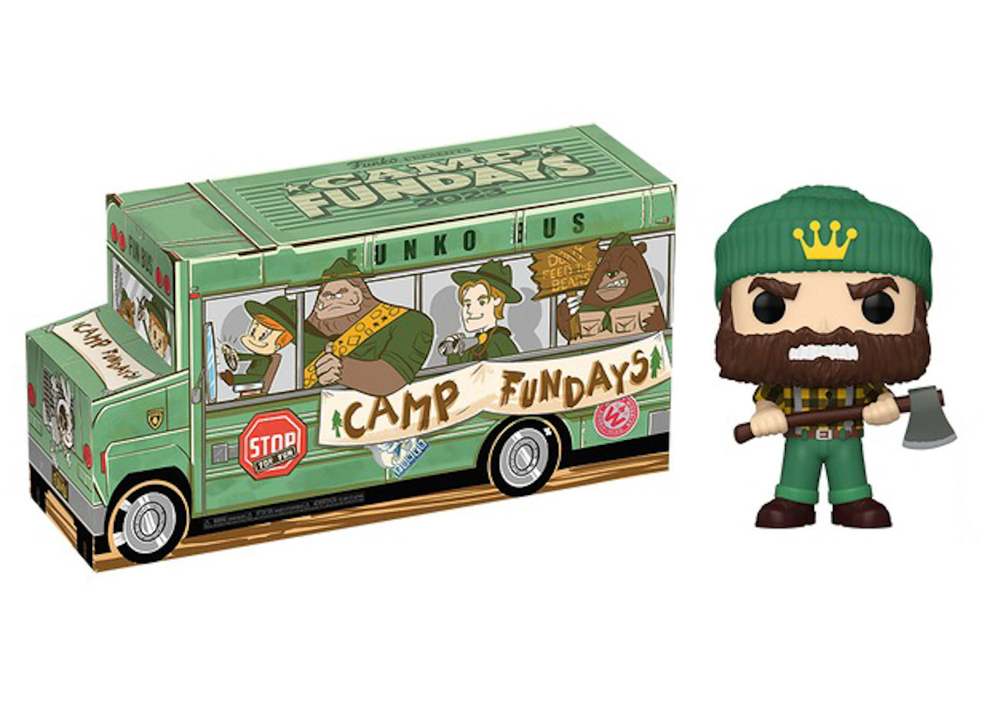 Funko Camp Fundays 2023 Popawaka Lumberjack Box of Fun