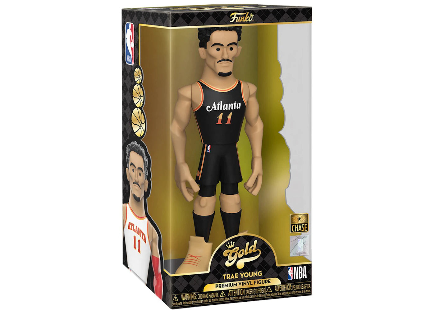 Funko Gold NBA Atlanta Hawks Trae Young 12 Inch Chase Edition Vinyl Figure